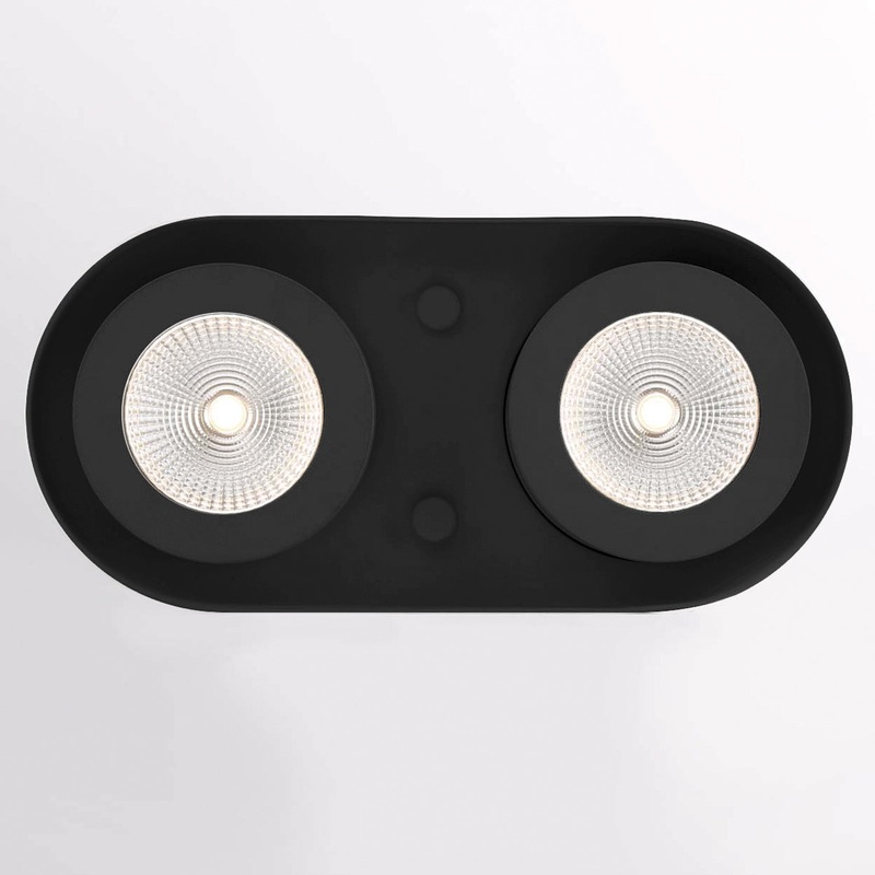 Nymark 2-Light LED Surface Mount Black
