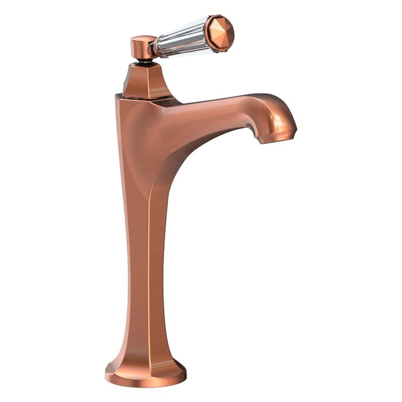 Vessel Faucet Metropole 1 Lever ADA Antique Copper 1.2 Gallons per Minute Faucet Height 11-1/2 Inch