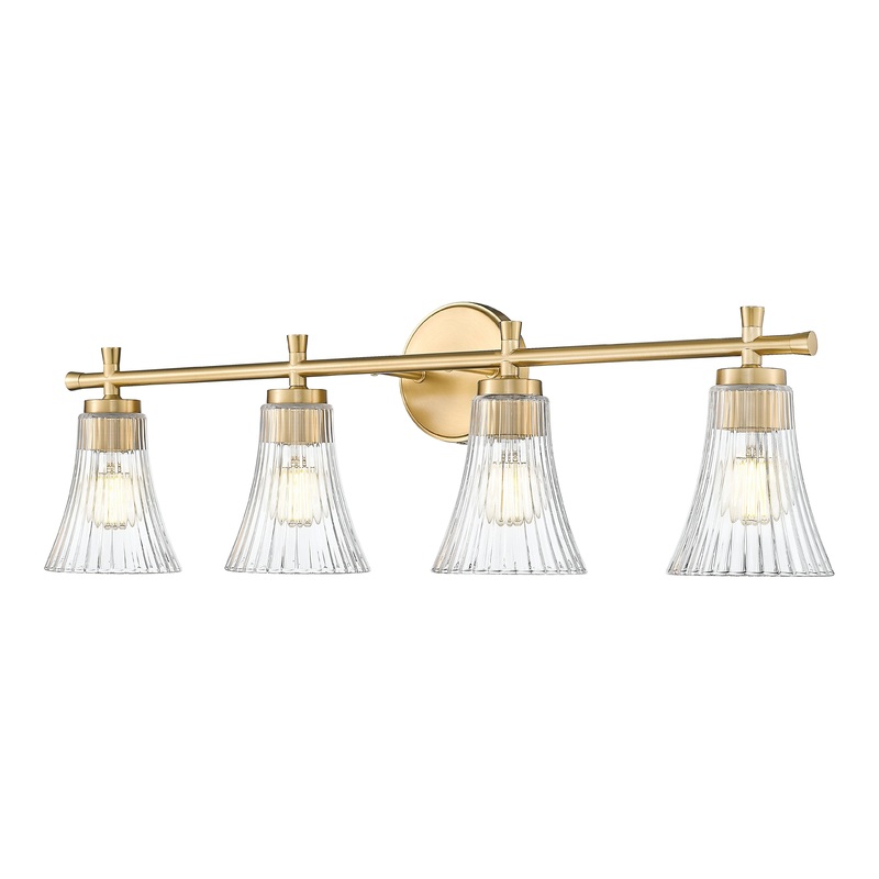 Belle 4-Light Vanity Modern Gold