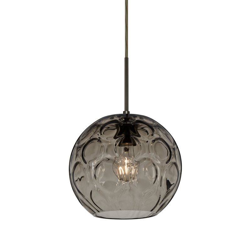 Besa 1JT-BOMYSM-EDIL-BR Bombay One Light Pendant Bronze