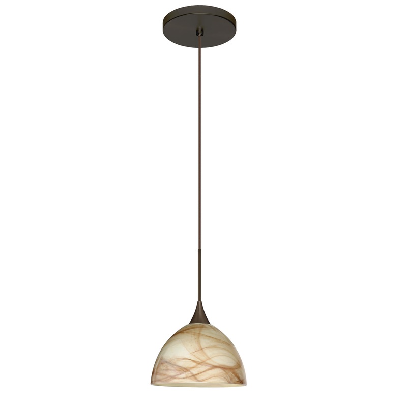 Besa 1XT-467983-BR Brella One Light Pendant Bronze