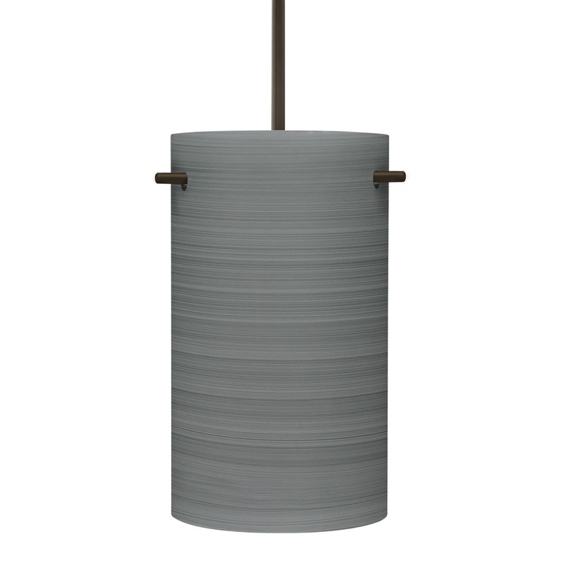 Besa J-4005TN-LED-BR Besa Tamburo 5 Pendant LED Pendant Bronze