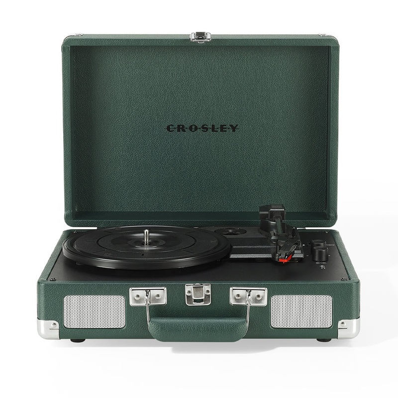 Crosley Cruiser Bluetooth Portable Turntable – Emerald Green