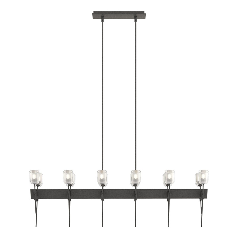Echo 12-Light Linear Pendant Natural Iron