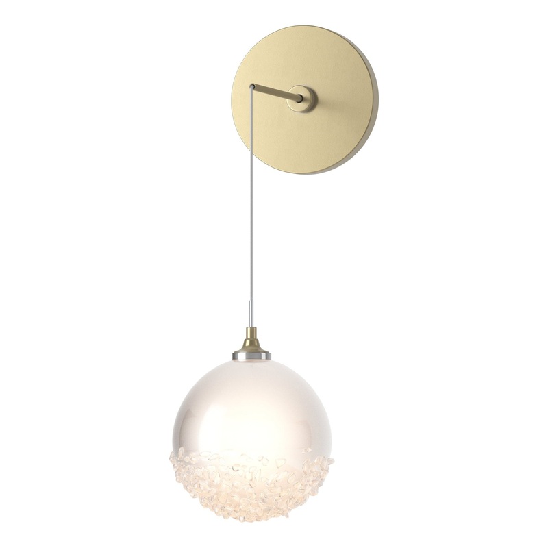 Fritz Globe Low Voltage Sconce Modern Brass
