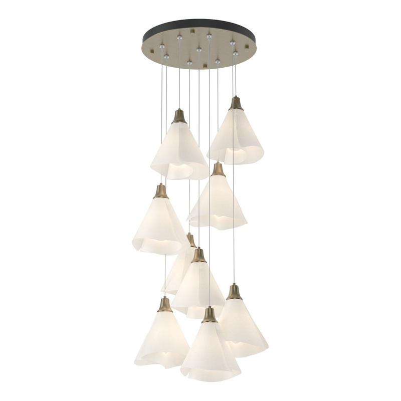 Mobius 9-Light Pendant Soft Gold