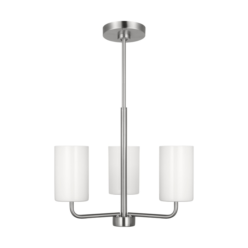 Rhett Small Chandelier Brushed Steel None
