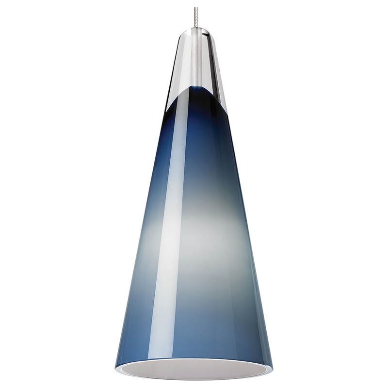 Selina Pendant MonoRail Satin Nickel LED Bulb(s) included