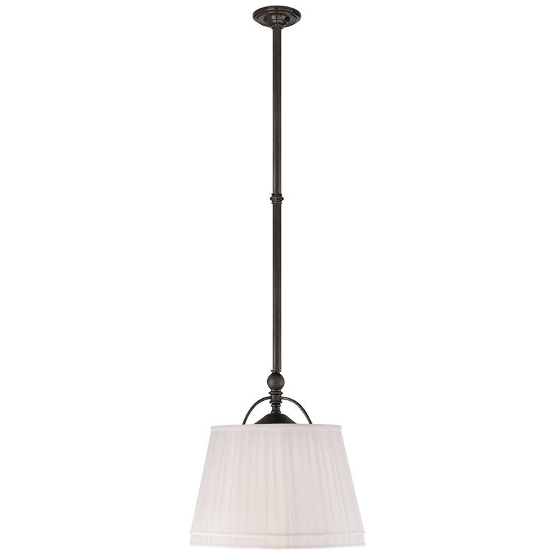 Two Light Lantern from the Sloane Collection in Bronze Finish by Visual Comfort Signature