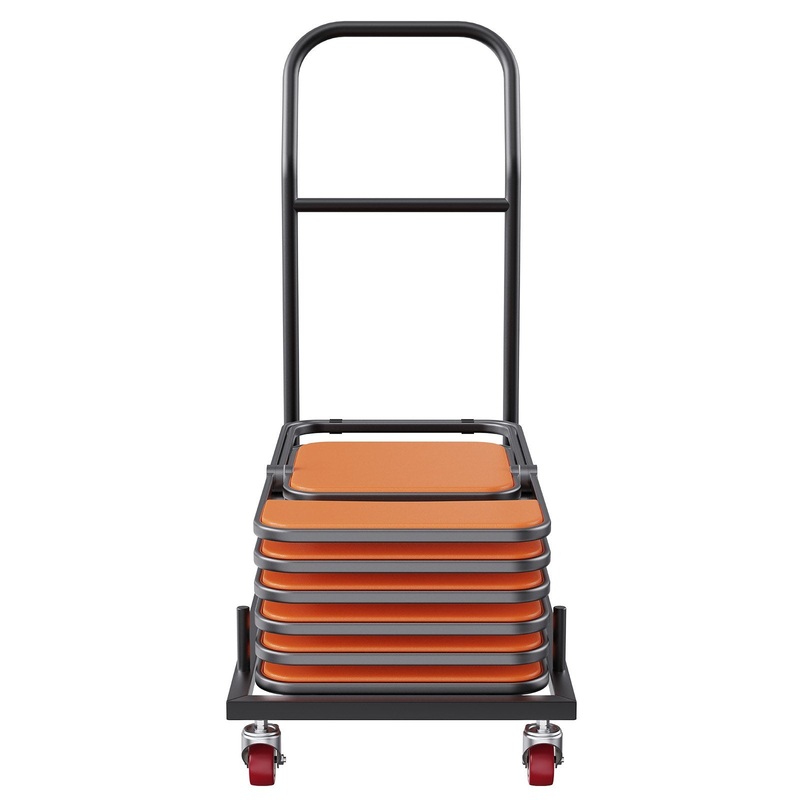 VEVOR 12 Chairs Folding Chair Storage Dolly Folding Chairs Rack Heavy Duty Iron