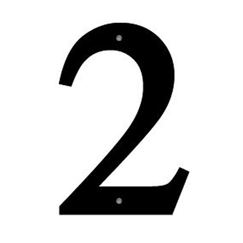 Village Wrought Iron NUM-2-S Number 2 Small