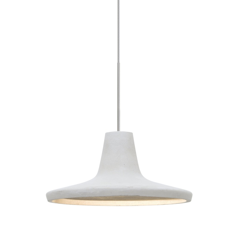 Besa 1XT-MODUSWH-LED-SN Modus One Light Pendant Satin Nickel