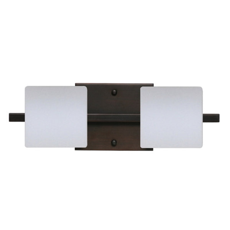 Besa 2WS-787307-BR Paolo Two Light Wall Sconce Bronze (Discontinued)