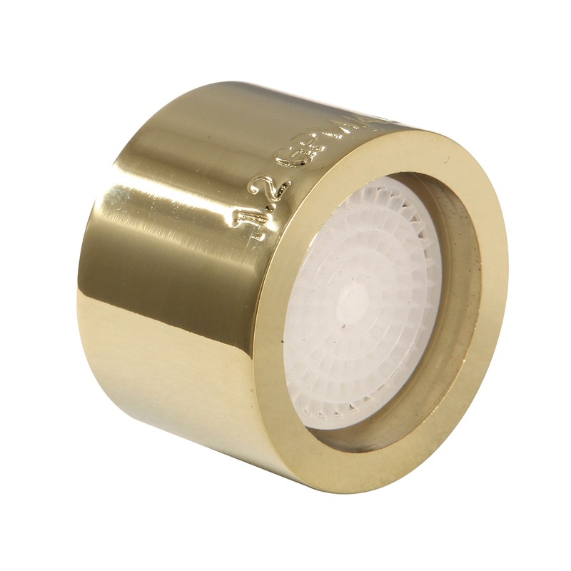 Cal Green Z12KSSA8122 Cal Green 1.2 GPM Female Aerator, Polished Brass
