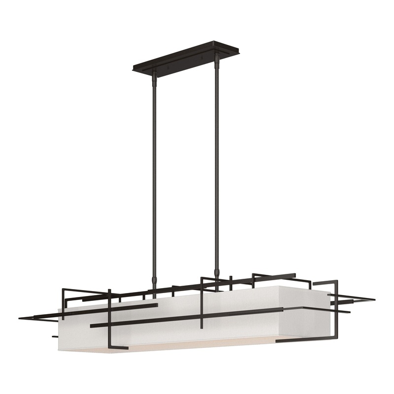 Etch Pendant Oil Rubbed Bronze Flax Shade (SE)