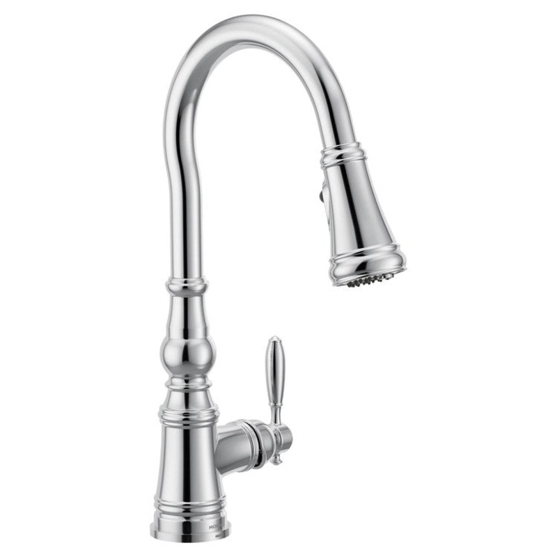 Kitchen Faucet Weymouth 3 In 1 Filtration 1 Lever ADA CALGreen Chrome High Arc 1 Hole 1.5 Gallons per Minute