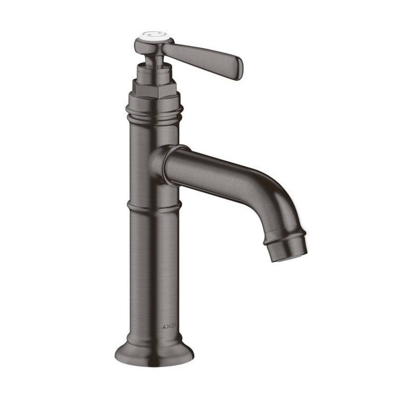 Lavatory Faucet Montreux 1 Lever ADA Brushed Black Chrome 1.2 Gallons per Minute Rigid Less Drain 1 Hole 3-7/8 Inch
