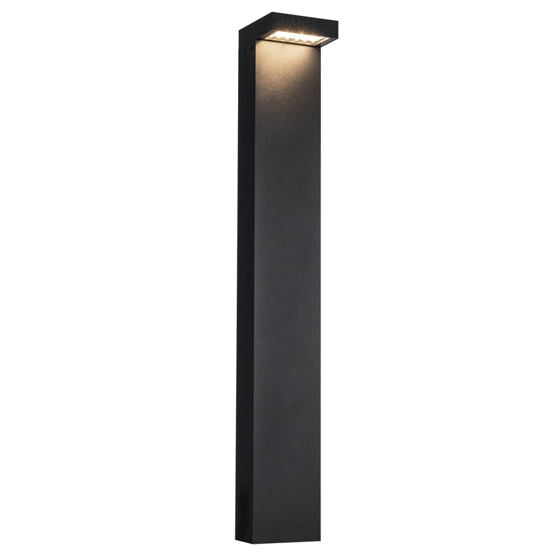 LED Exterior Bollard from the Evans Collection in Black Finish by Kuzco Lighting