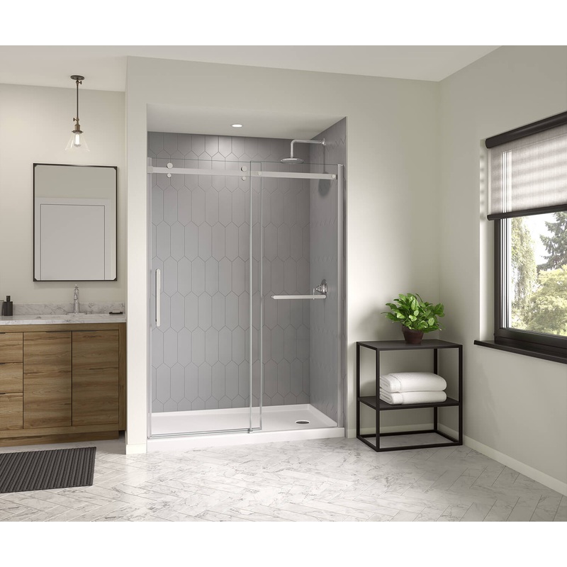 MAAX 106762-000-002-002 Icon 6036 AcrylX Alcove Shower Base with Right-Hand Drain in White