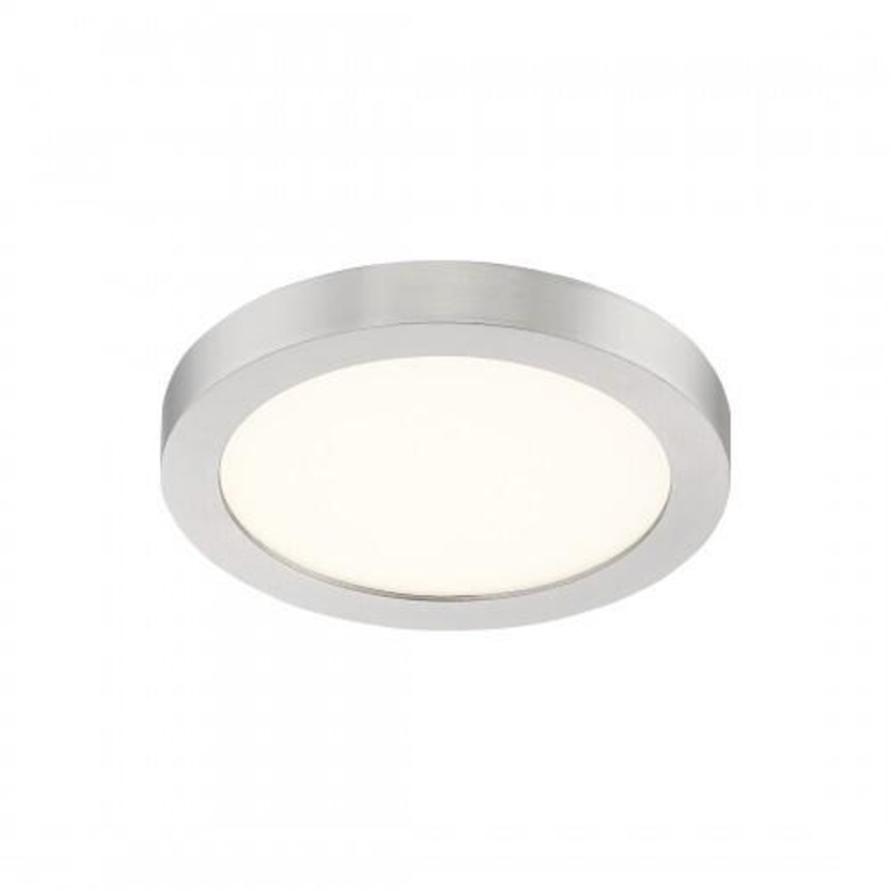 Quoizel OST1708BN Outskirts Flush mount 7.5″d brushed nickel Flush Mount