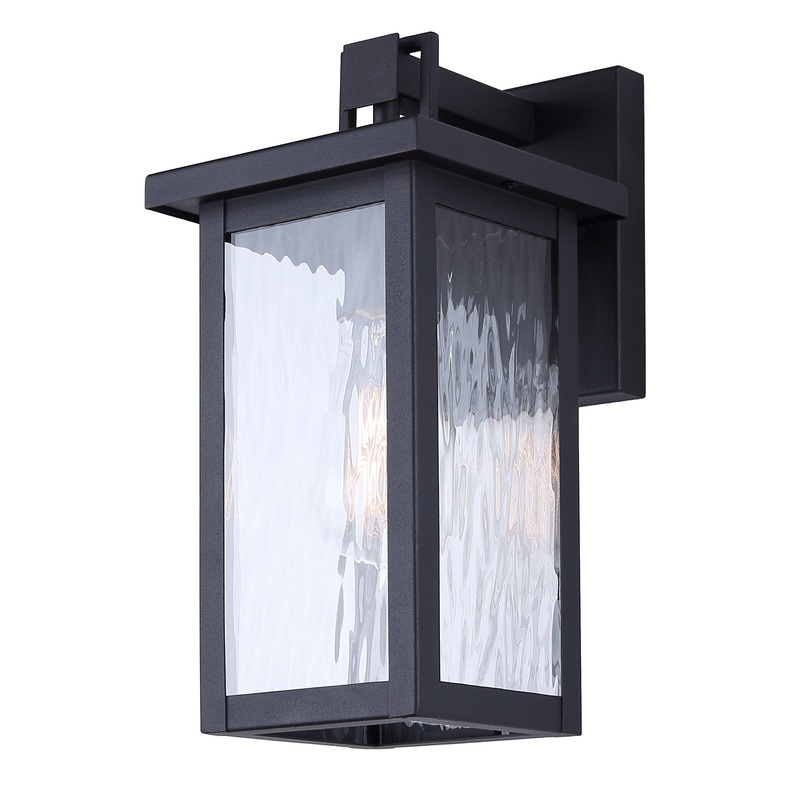 Shana 1-Light Outdoor Lantern Black