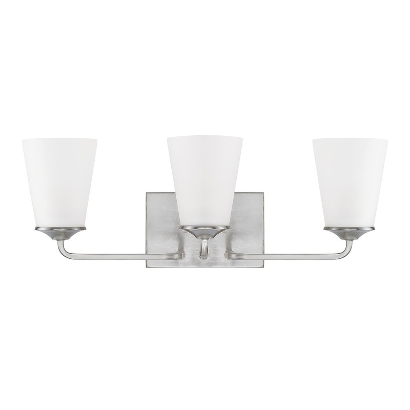 Capital Lighting 114131BN-331 Braylon 3 Light Vanity Brushed Nickel