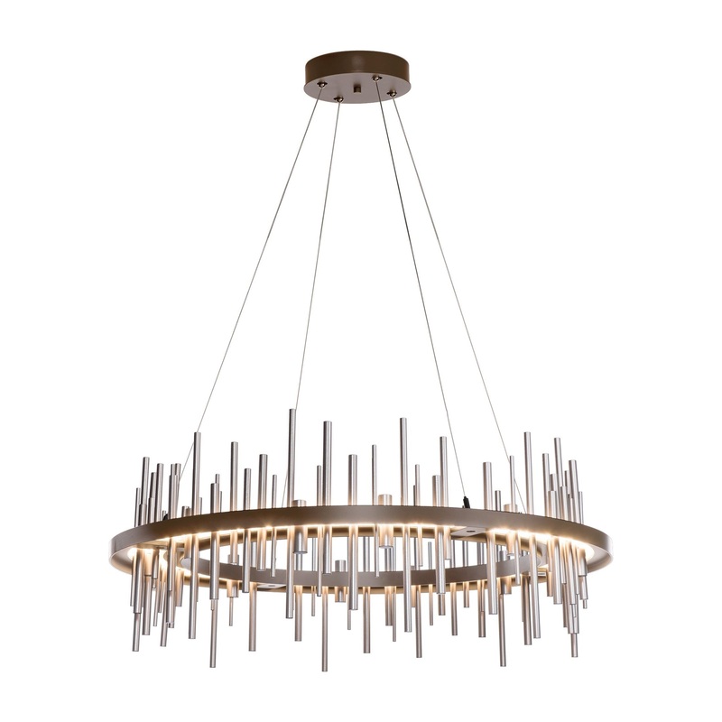 Cityscape Circular LED Pendant Bronze Vintage Platinum