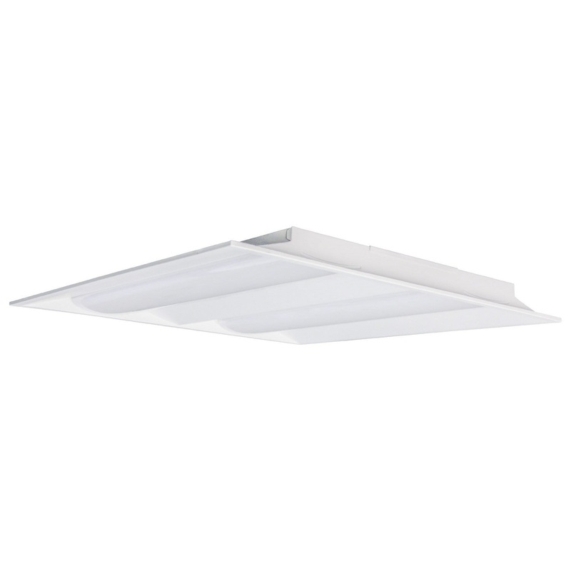 LED Double Basket Troffer in White Finish by Nuvo Lighting