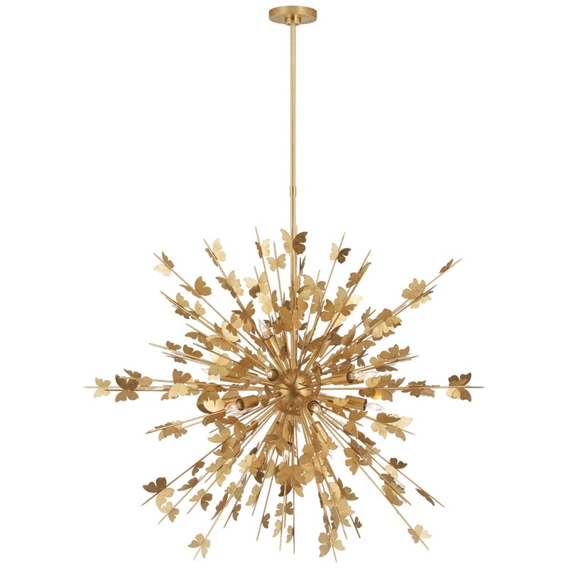 18 Light Chandelier from the Farfalle Collection in Gild Finish by Visual Comfort Signature