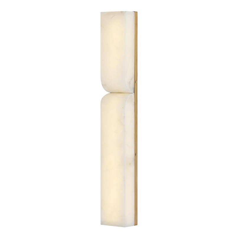 Alune Large LED Sconce Lacquered Brass