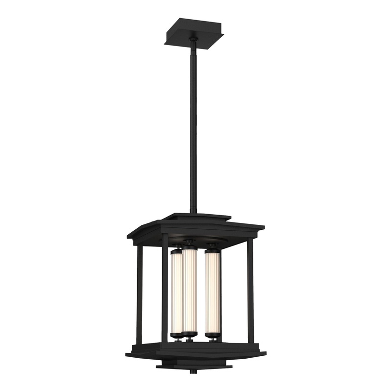 Athena 3-Light LED Lantern Black