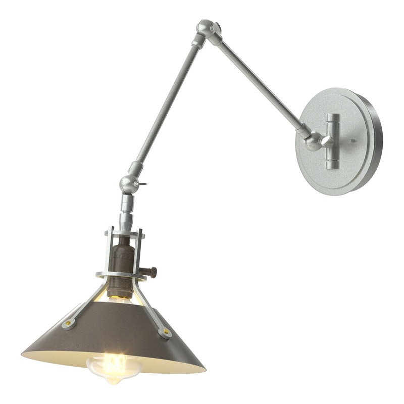 Henry Sconce Vintage Platinum Dark Smoke