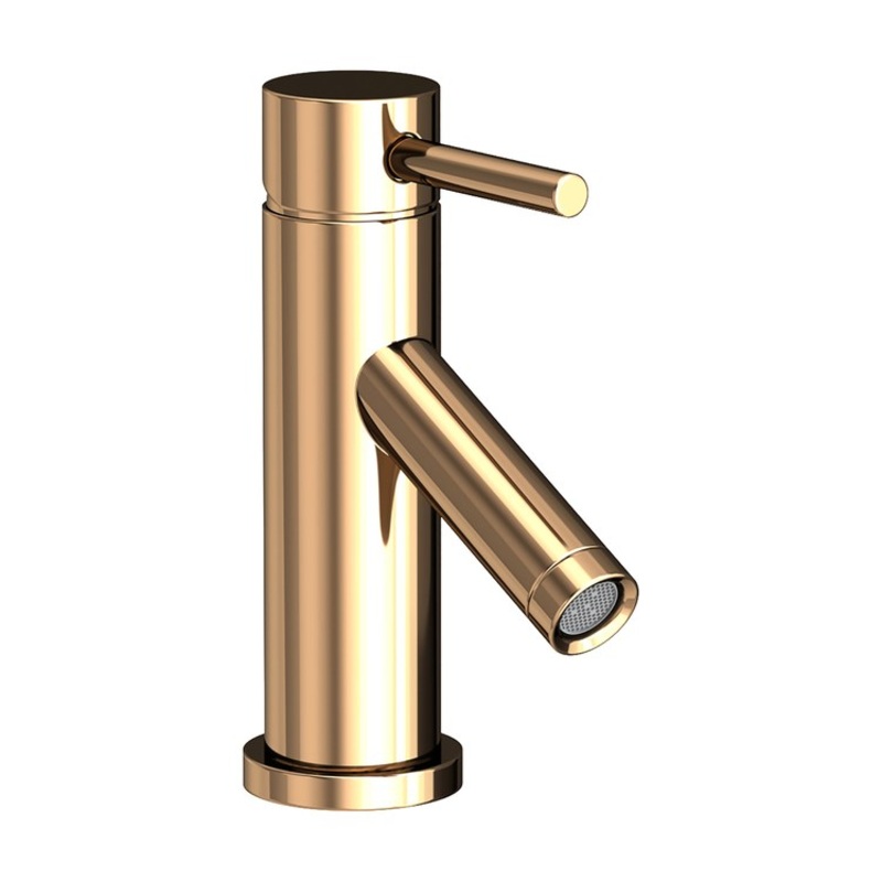 Lavatory Faucet East Linear 1 Lever ADA French Gold PVD 1.2 Gallons per Minute Brass Spout Height 2-3/5 Inch