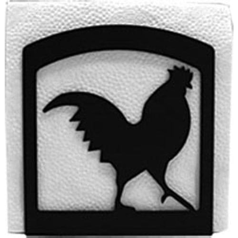 Village Wrought Iron NH-1 Rooster Napkin Holder