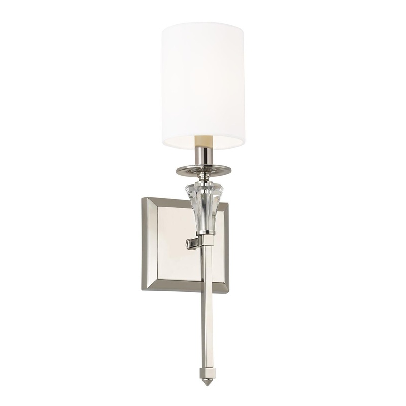 Capital Lighting 641811PN-700 Laurent 1 Light Sconce Polished Nickel