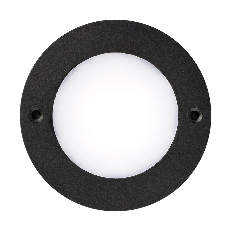 LED Disk Light from the Disk Lighting Collection in Black Finish by Generation Lighting.