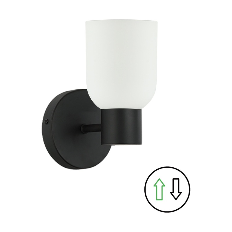 Vonda 1-Light Wall Sconce Matte Black