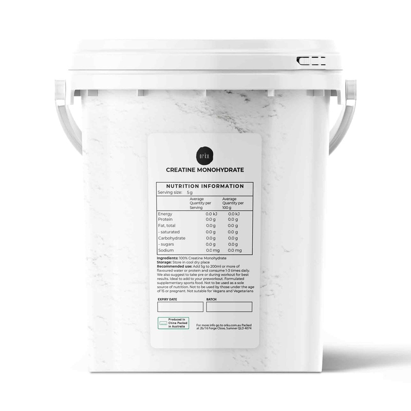 800g Creatine Monohydrate Powder – Micronised Pure Protein Supplement Bucket