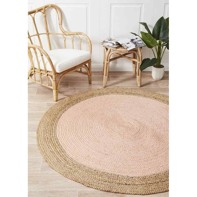 Atrium Polo Pink By Rug Culture – 150X150CM – ROUND
