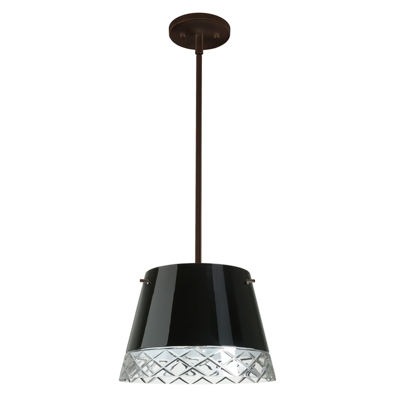 Besa 1TT-4393BC-LED-BR Amelia One Light Pendant Bronze (Discontinued)