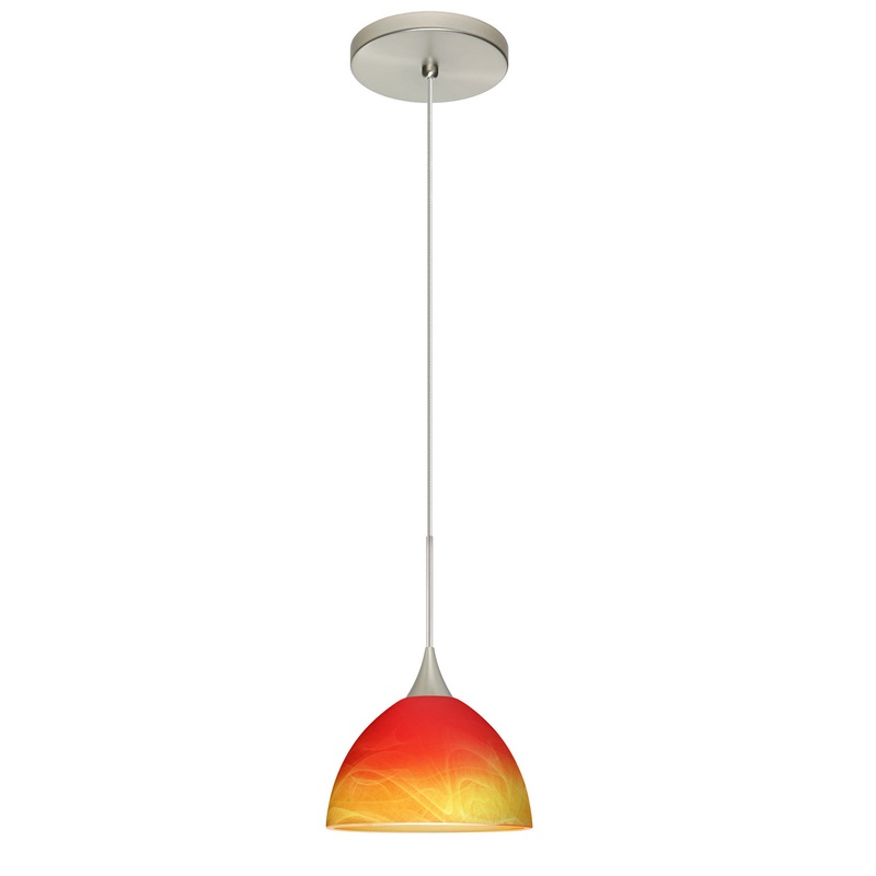 Besa 1XT-4679SL-SN Brella One Light Pendant Satin Nickel
