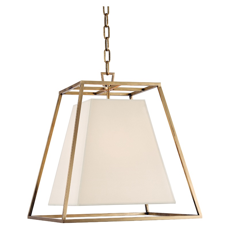 Kyle 4-Light Pendant Aged Brass