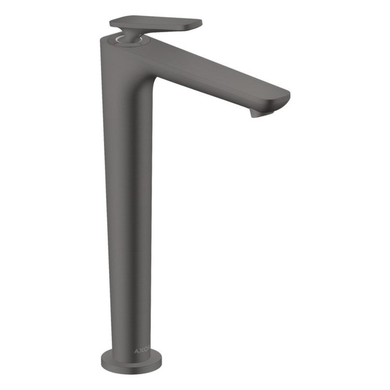 Lavatory Faucet Citterio C 250 1 Lever ADA WaterSense Brushed Black Chrome 1.2 Gallons per Minute Deck Mount Less Drain 1 Hole CoolStart EcoRight AirPower Comfort Zone