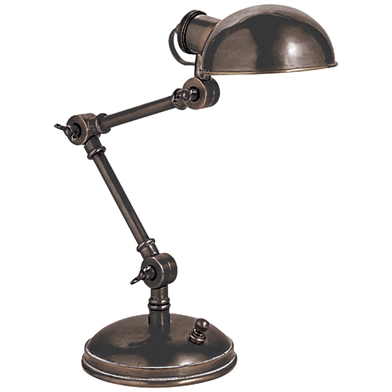 One Light Table Lamp from the Pixie Collection in Bronze Finish by Visual Comfort Signature