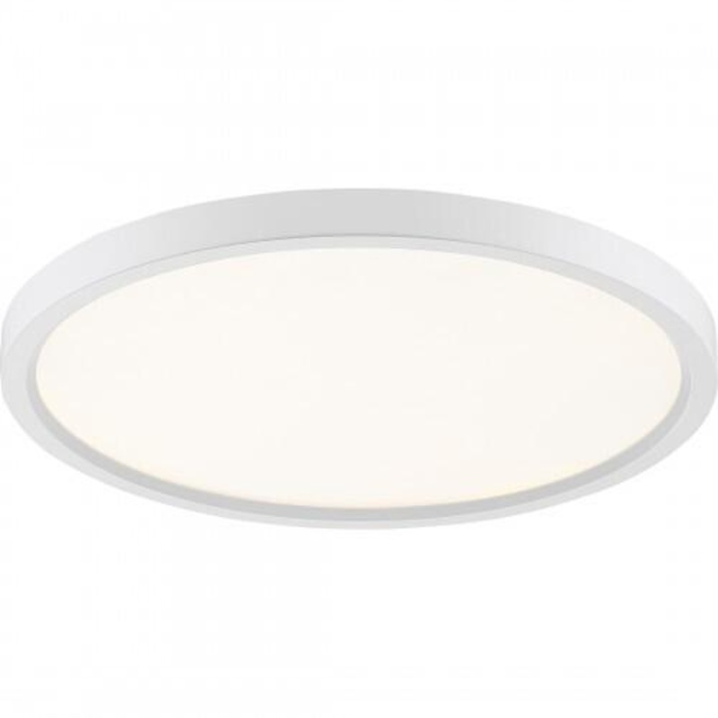 Quoizel OST1715W Outskirts Flush mount 15″d white Flush Mount