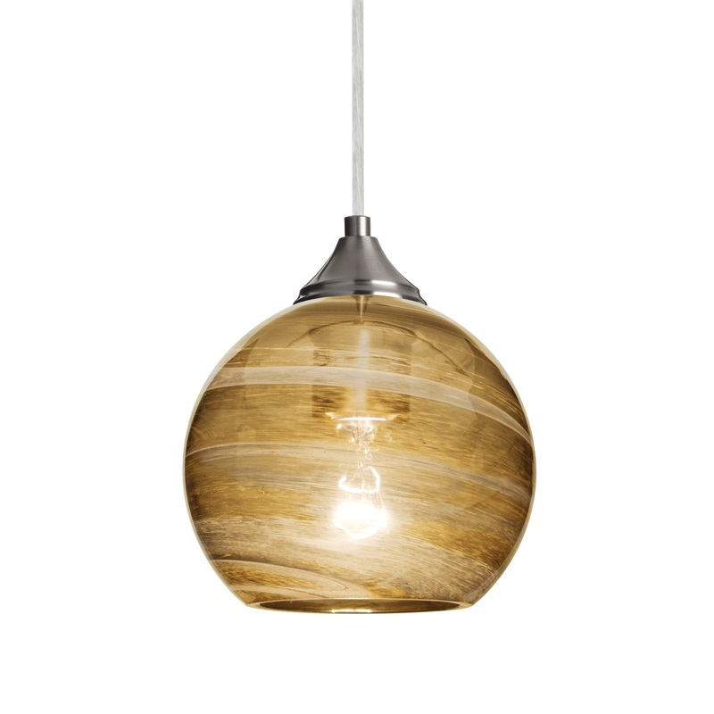 Besa 1JC-JILLYAM-SN Jilly One Light Pendant Satin Nickel