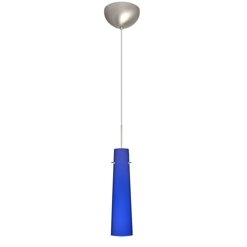 Besa 1XC-5674CM-SN Camino One Light Pendant Nickel (Discontinued)
