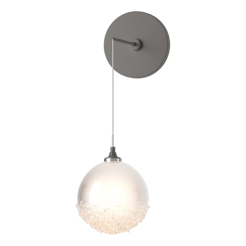 Fritz Globe Low Voltage Sconce Dark Smoke