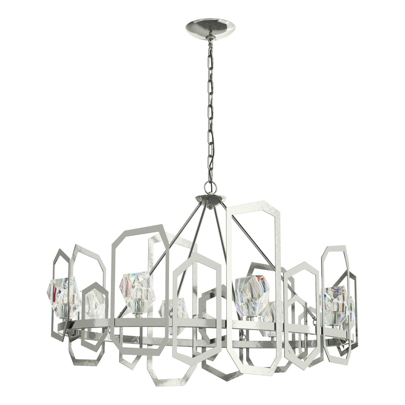 Gatsby Chandelier Sterling