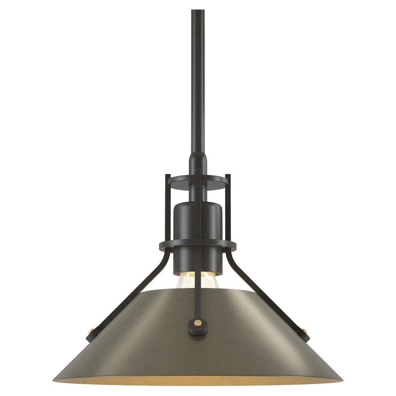 Henry Mini Pendant Dark Smoke Soft Gold